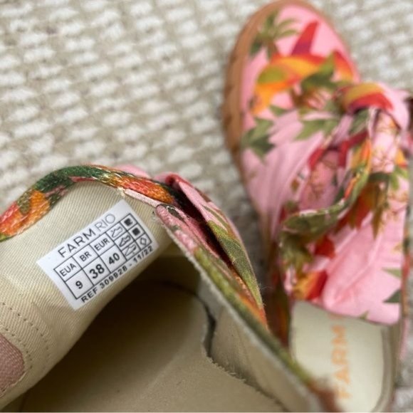 FARM RIO Womens Mango Trees Mule Sneaker With Bow EUA 9 / EUR 40 - Picture 11 of 11